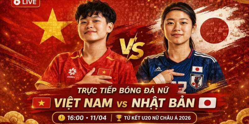 Tin U20 Nữ Việt Nam Vs U20 Nữ Nhật Bản 16h00 Ngày 11/4